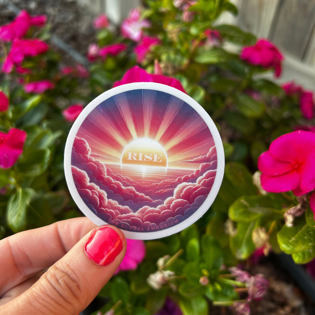Rise Sunrise Vinyl Sticker