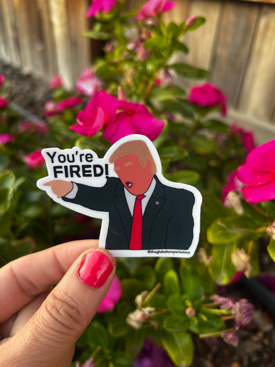 You're Fired Trump Vinyl Sticker