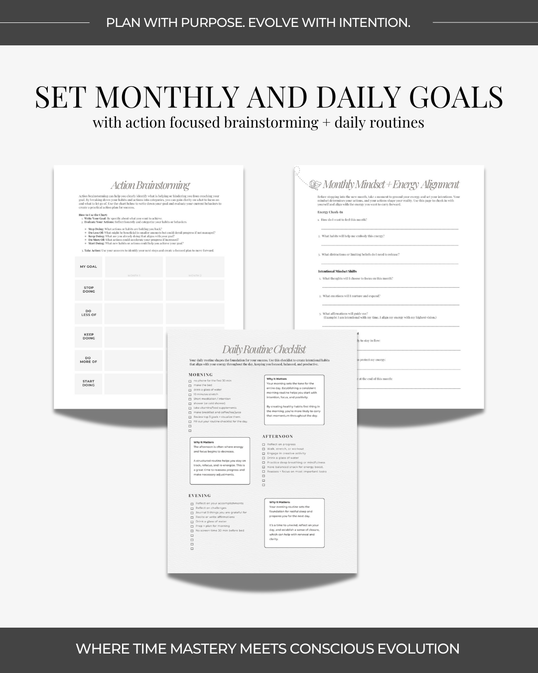 Evolve 60 Day Conscious Planner (Pre-Order)