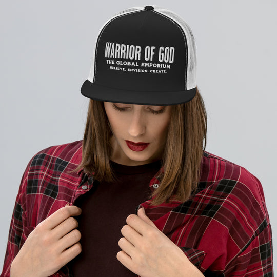 Warrior of God Flat Bill Trucker Hat