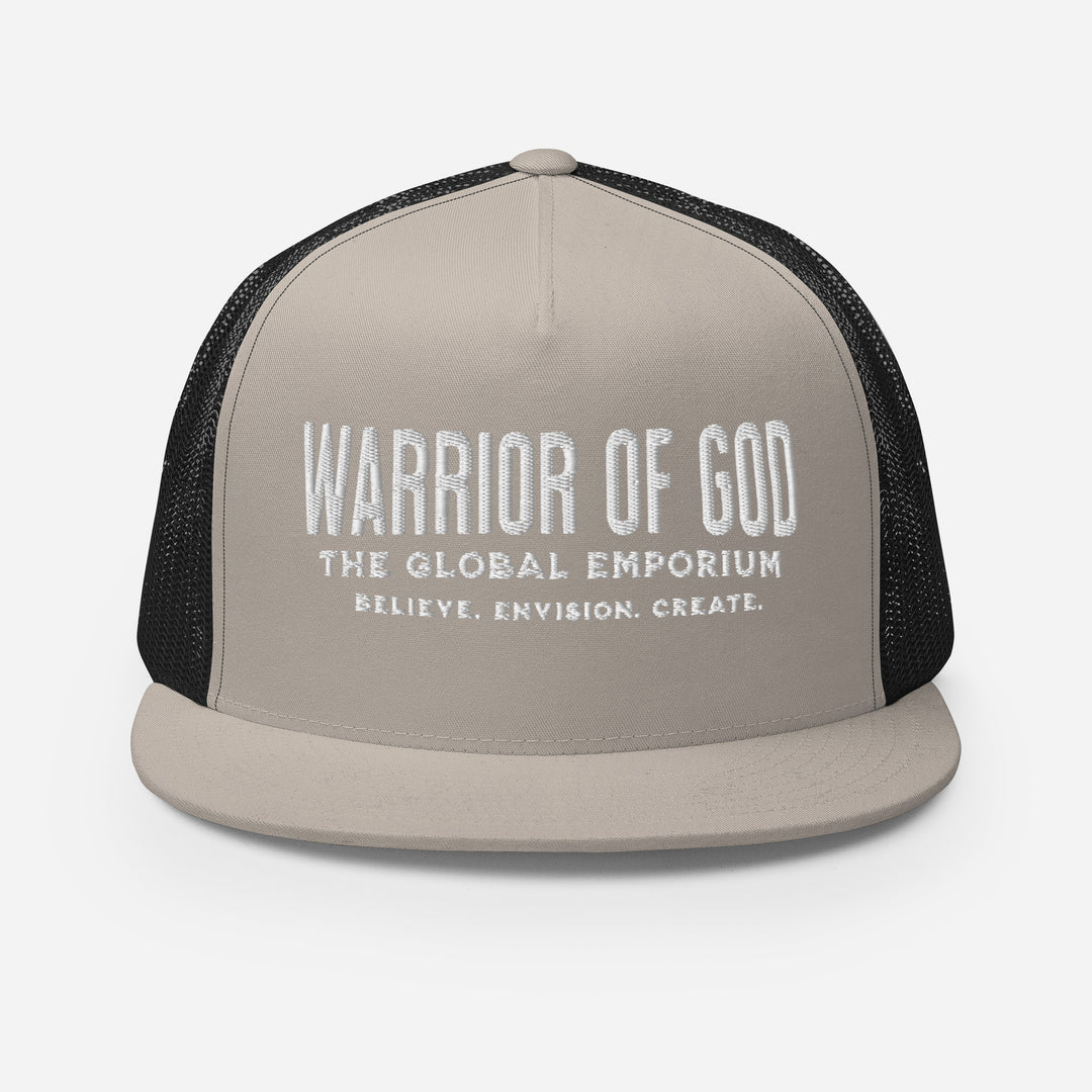 Warrior of God Flat Bill Trucker Hat