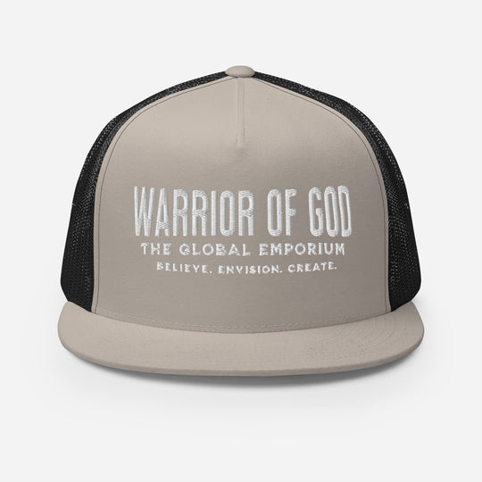 Warrior of God Flat Bill Trucker Hat