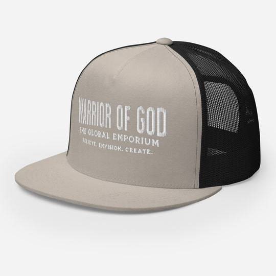 Warrior of God Flat Bill Trucker Hat