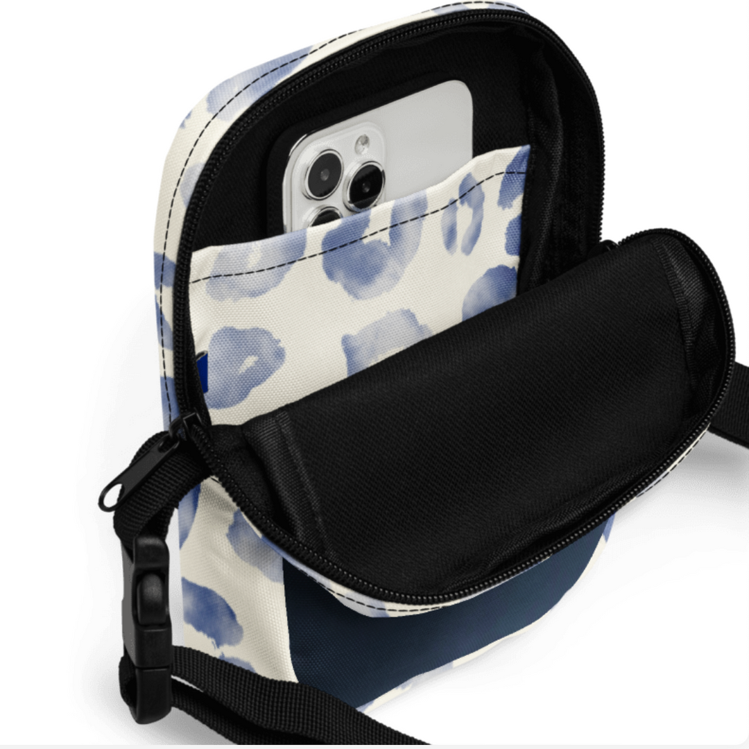 Cheetah Sky Utility crossbody bag