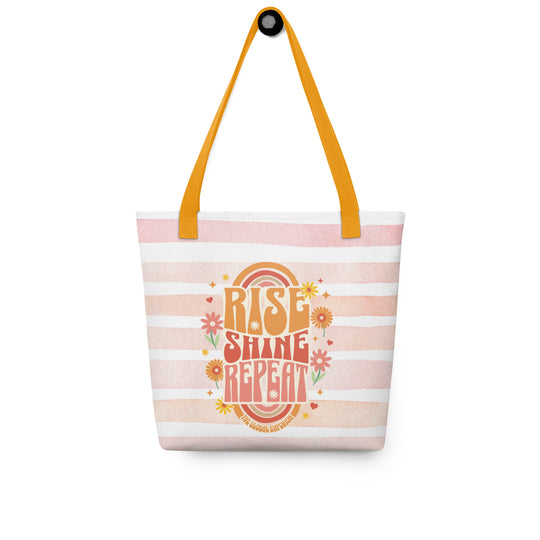 Rise Shine Repeat Tote bag