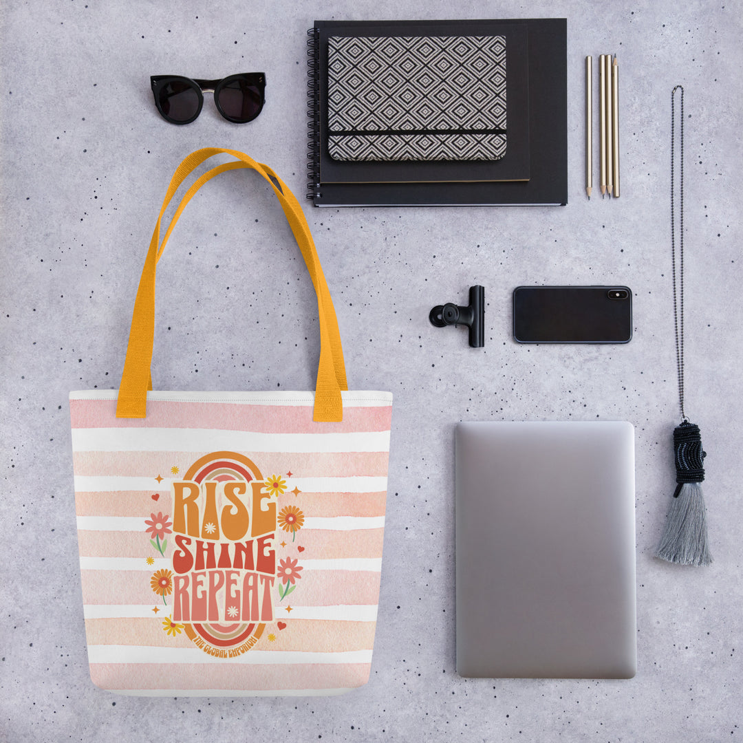 Rise Shine Repeat Tote bag