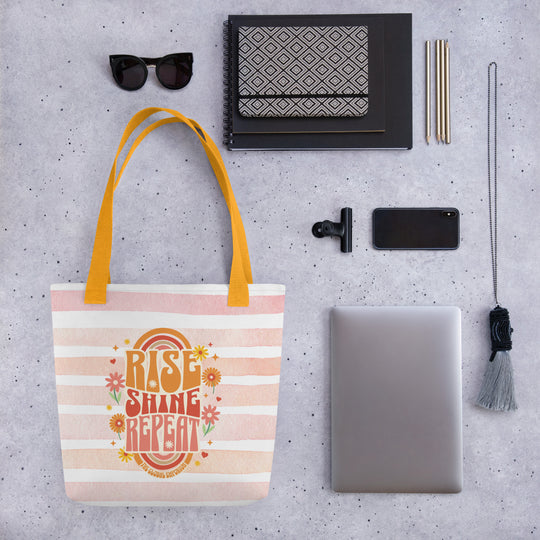 Rise Shine Repeat Tote bag