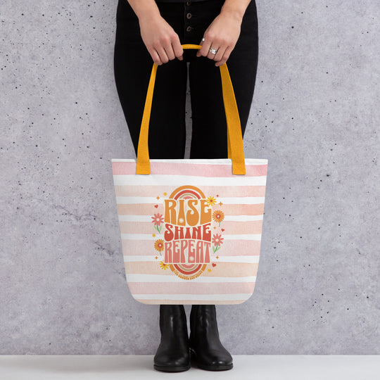 Rise Shine Repeat Tote bag