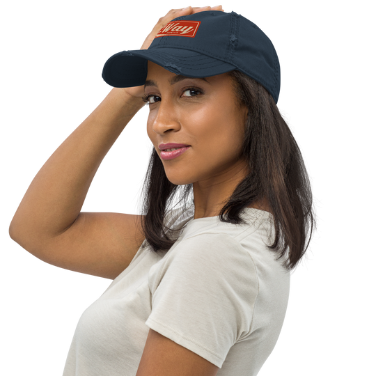 The Way John 14:6 Distressed Dad Hat