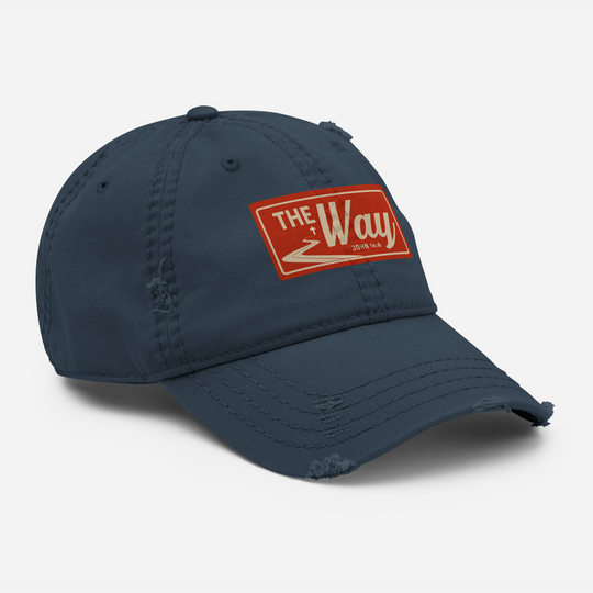 The Way John 14:6 Distressed Dad Hat