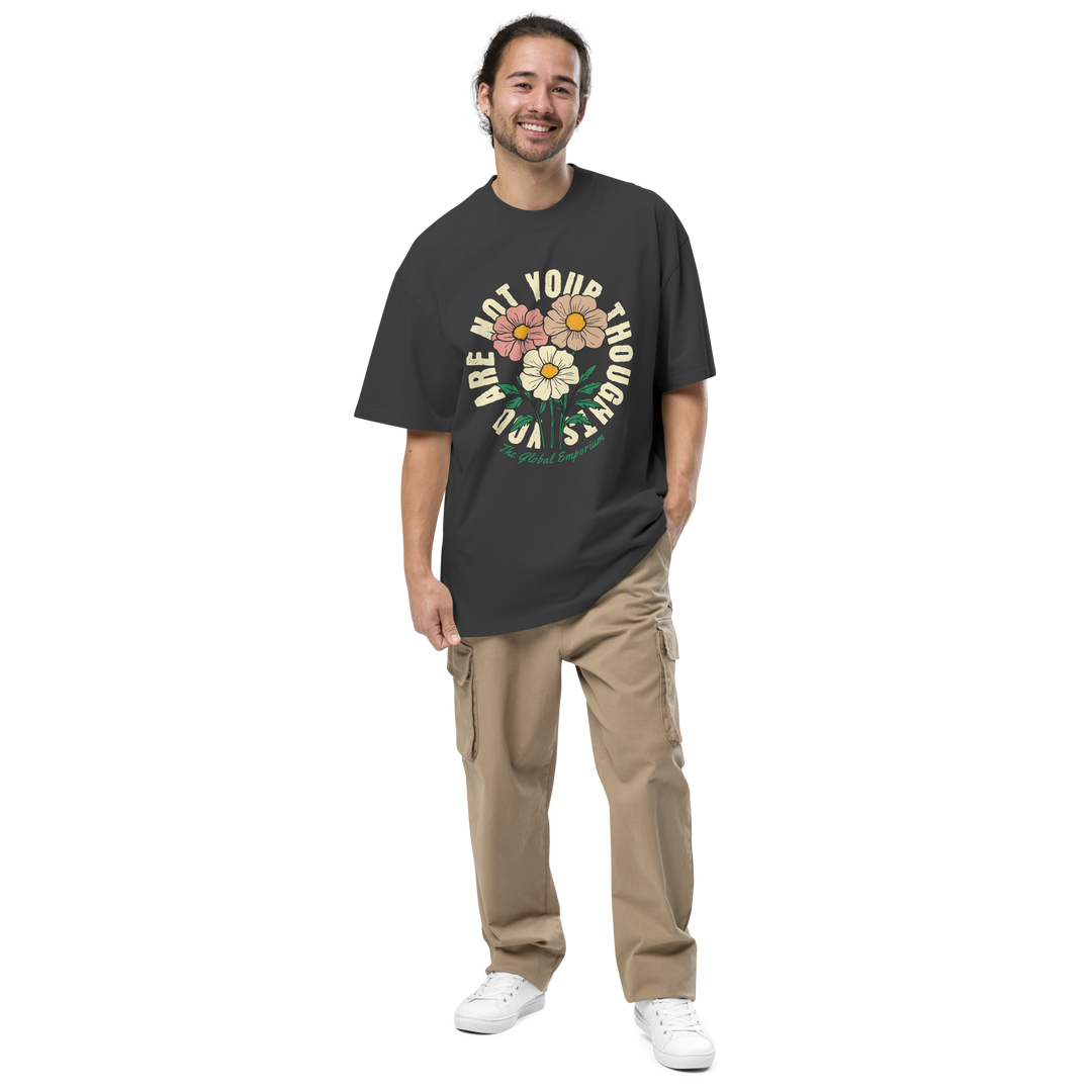 You are not Your Thoughts Oversized Faded T-shirt
