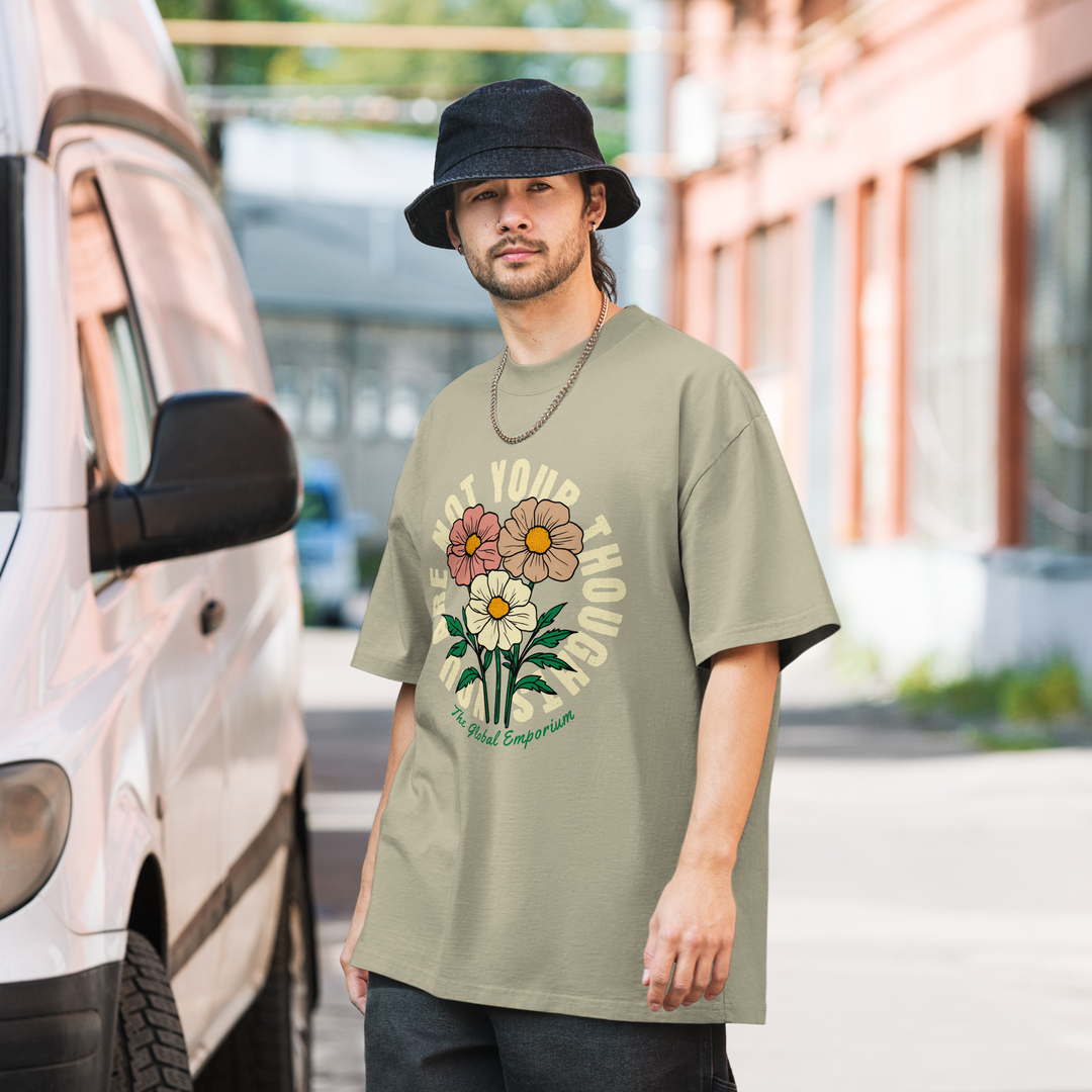 You are not Your Thoughts Oversized Faded T-shirt