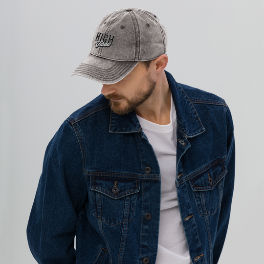 High Vibes Vintage Cotton Cap